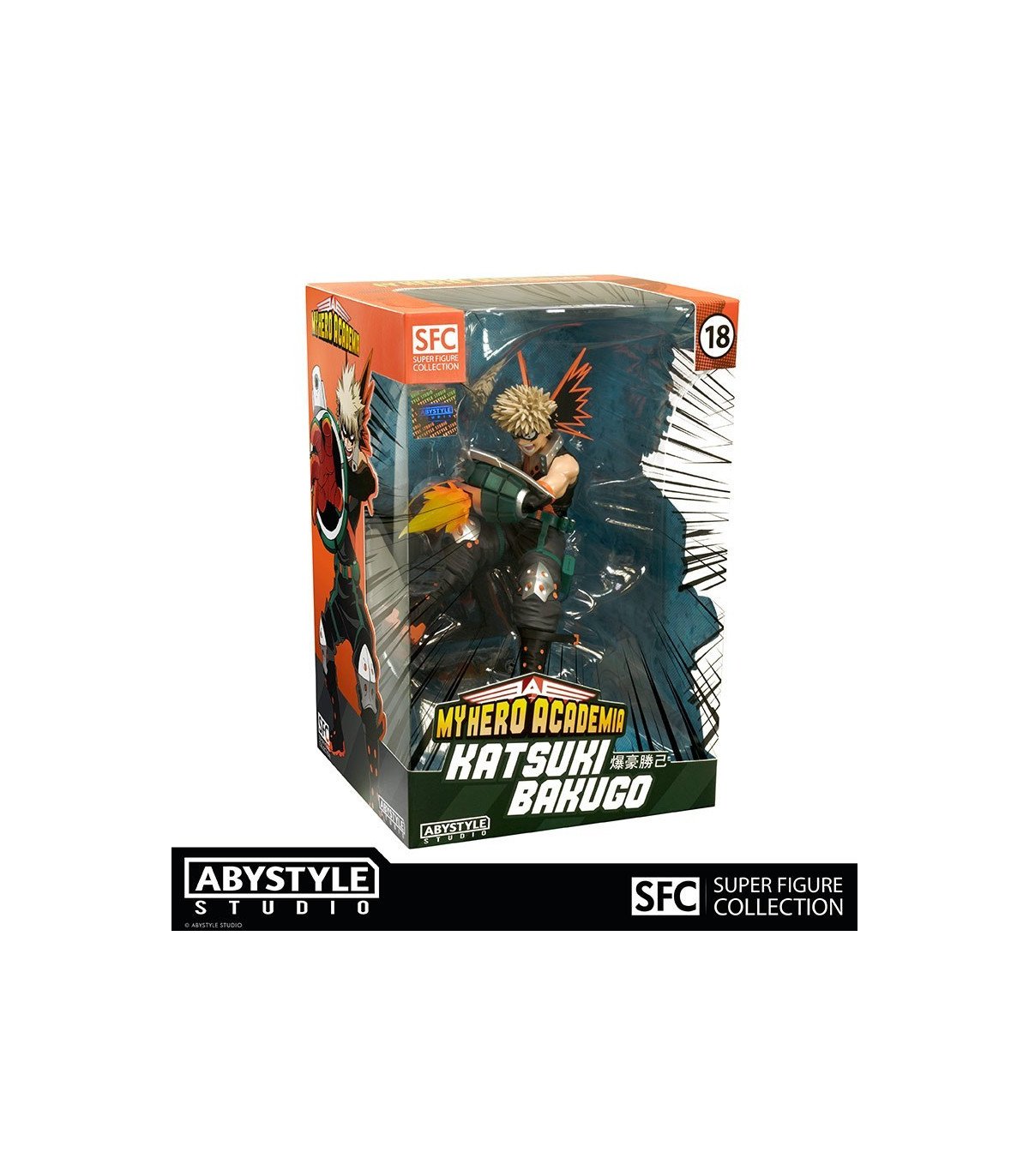 Bakugo Figurine My Hero Academia | Tir Anti-Blindage – 17 cm