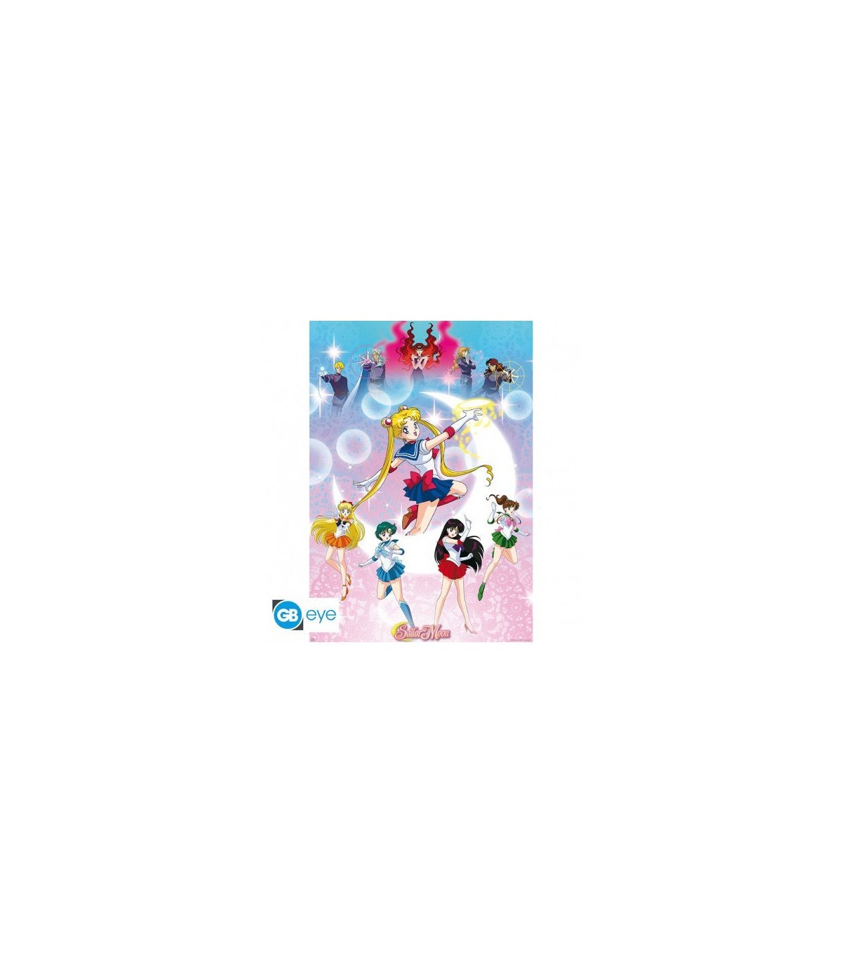SAILOR MOON - Poster "Moonlight power" roulé filmé (91.5x61)