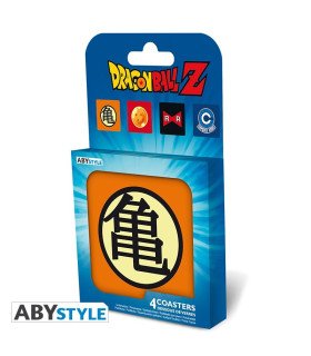 DRAGON BALL - Set 4 Dessous de verre "Symboles"