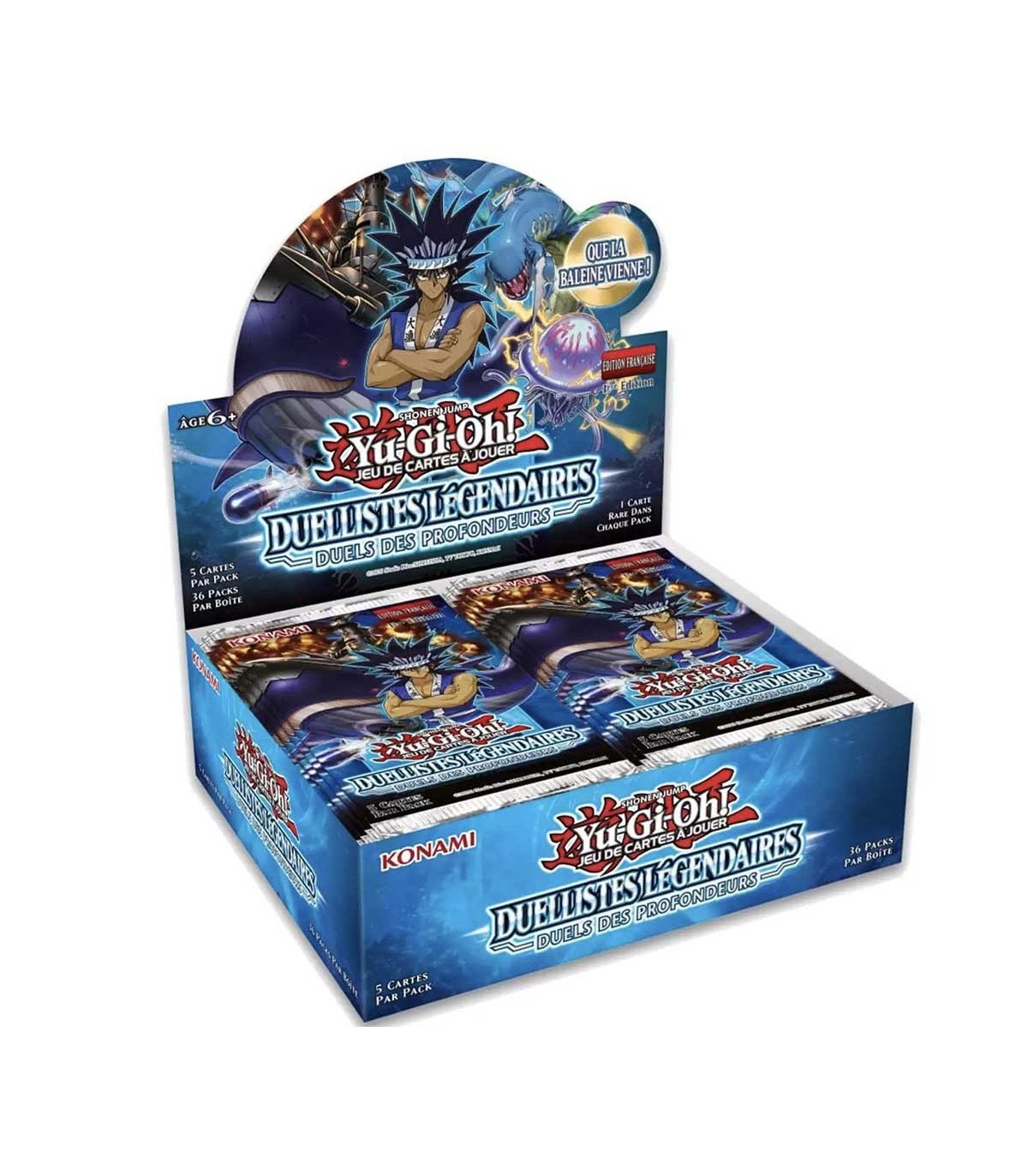 Display Yu-Gi-Oh! Duel des Profondeurs avec 36 boosters