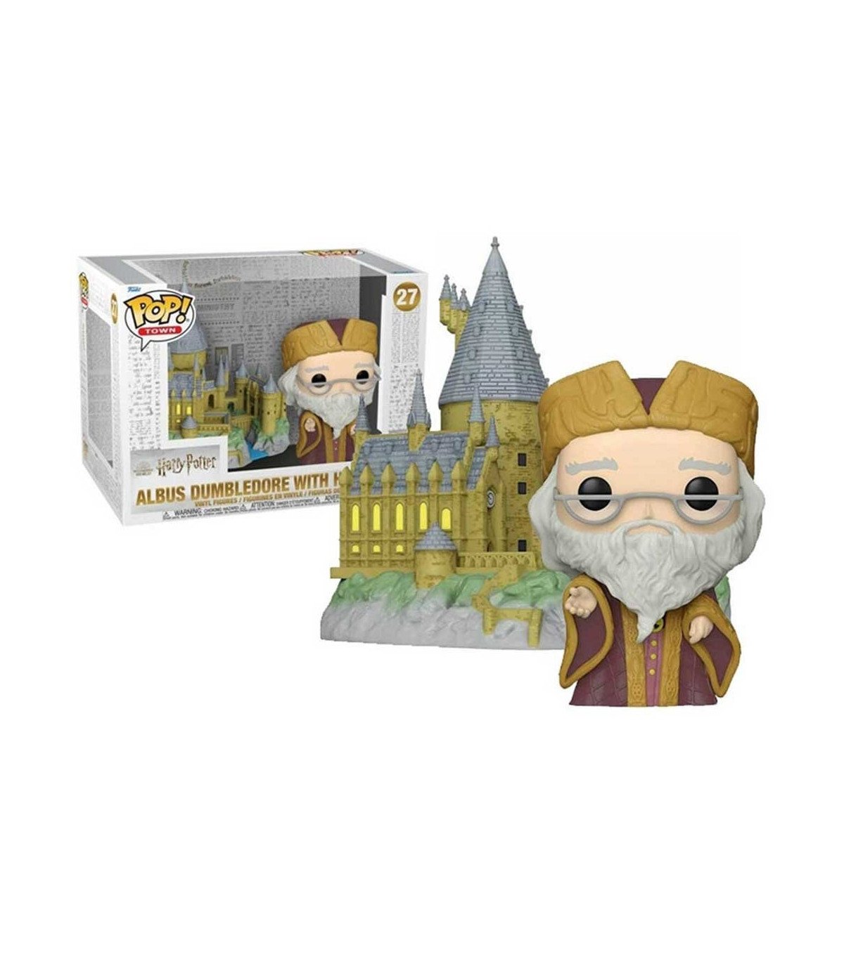 HARRY POTTER - FIGURINE N° 27 - DUMBLEDORE ET POUDLARD