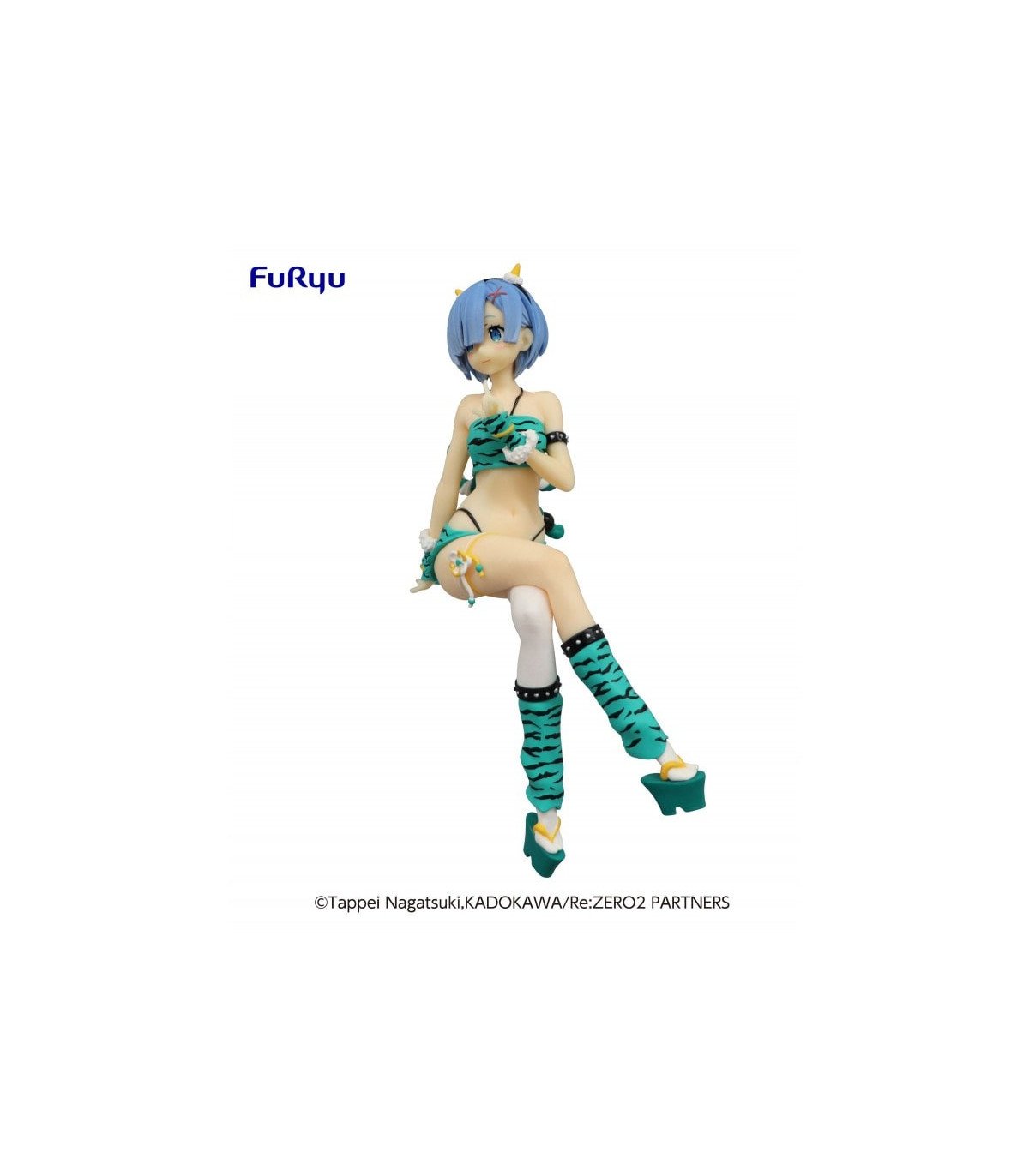 Re Zero - Rem - Noodle Stopper Figure Demon Another Color Ver. - Figurine