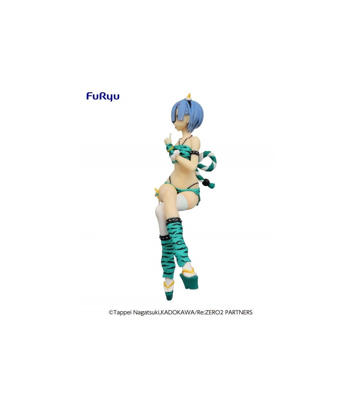 Re Zero - Rem - Noodle Stopper Figure Demon Another Color Ver. - Figurine