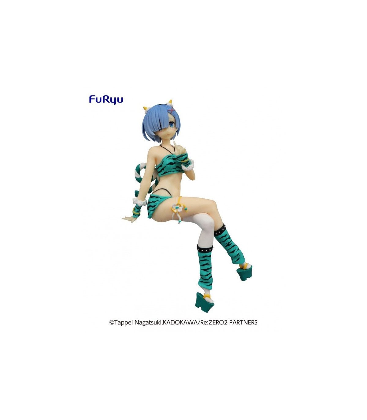 Re Zero - Rem - Noodle Stopper Figure Demon Another Color Ver. - Figurine