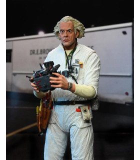 Figurine NECA Doc Brown 1985 – Back to the Future 18 cm articulée