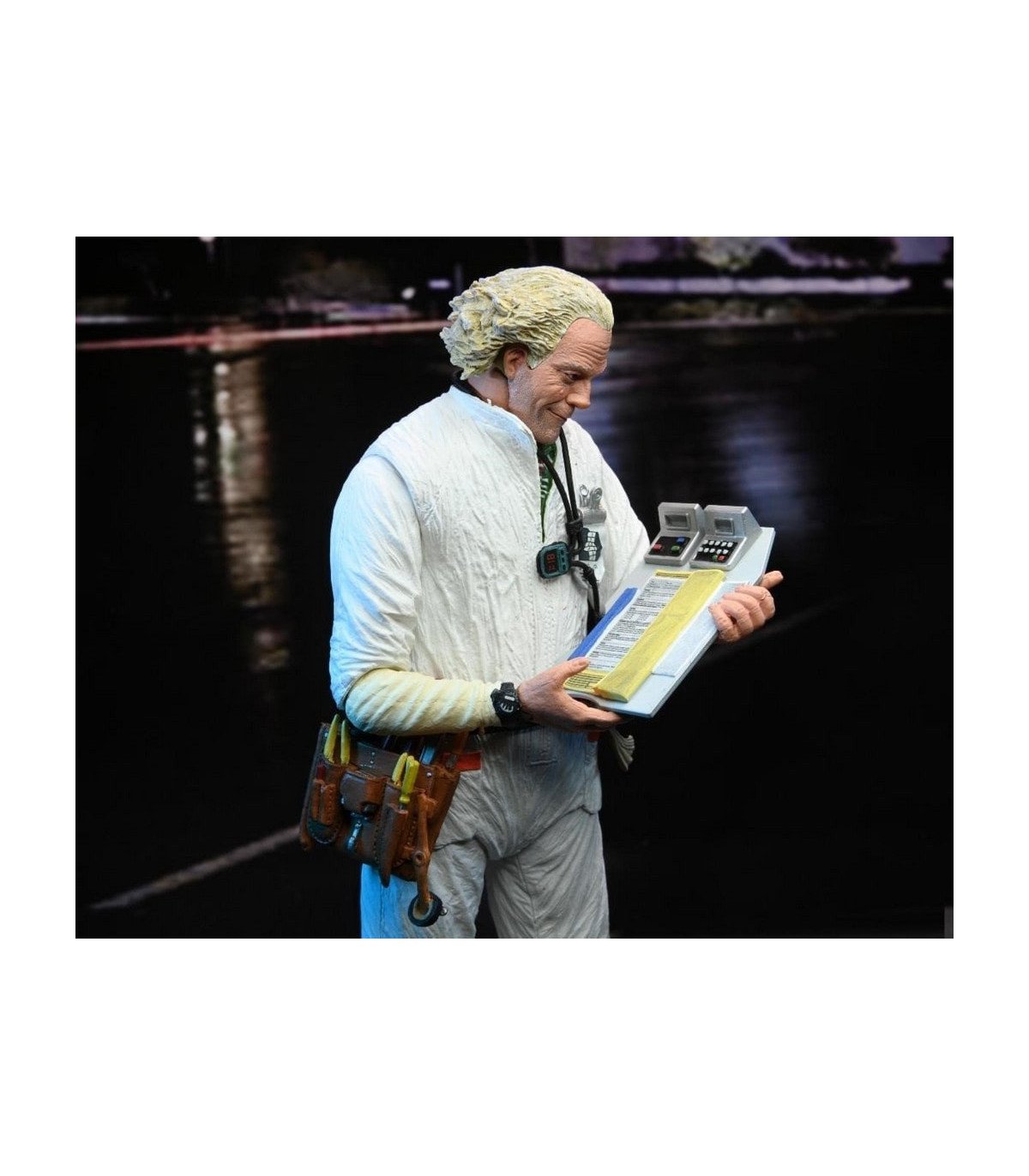 Figurine NECA Doc Brown 1985 – Back to the Future 18 cm articulée
