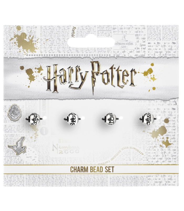 Perles gravées Harry Potter – Expelliarmus, Stupéfix, Alohomora, Obliviate