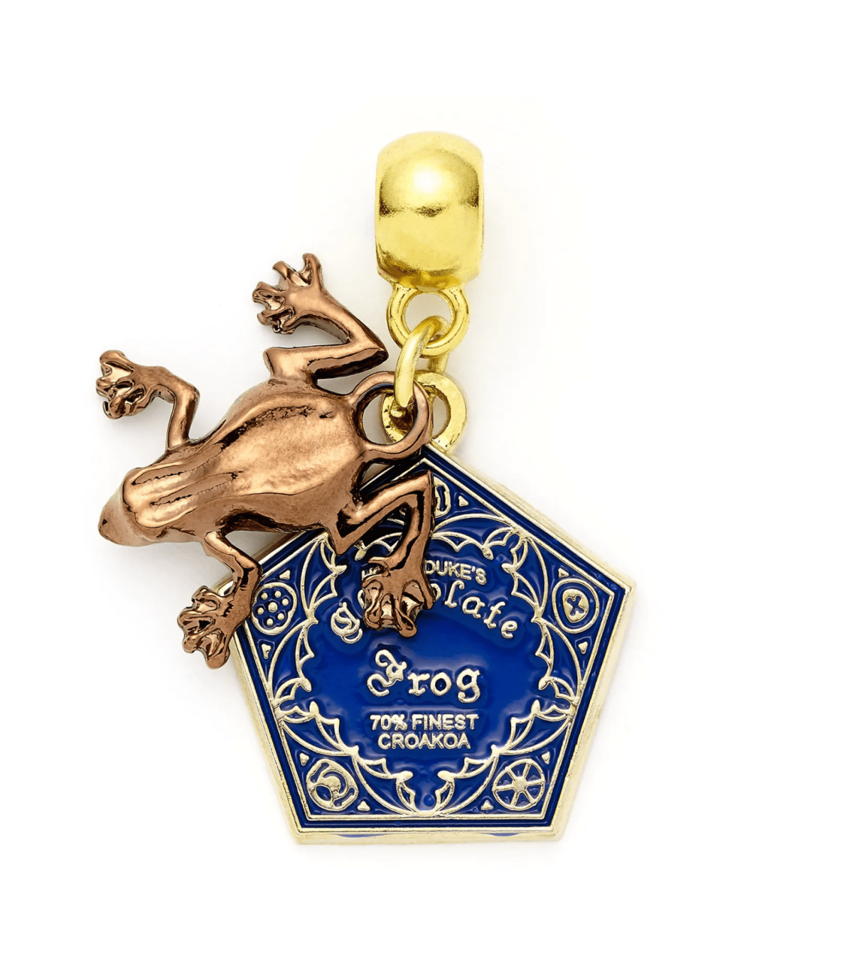 Harry Potter Chocolate Frog Slider Charm – L’emblématique Chocogrenouille de Poudlard.