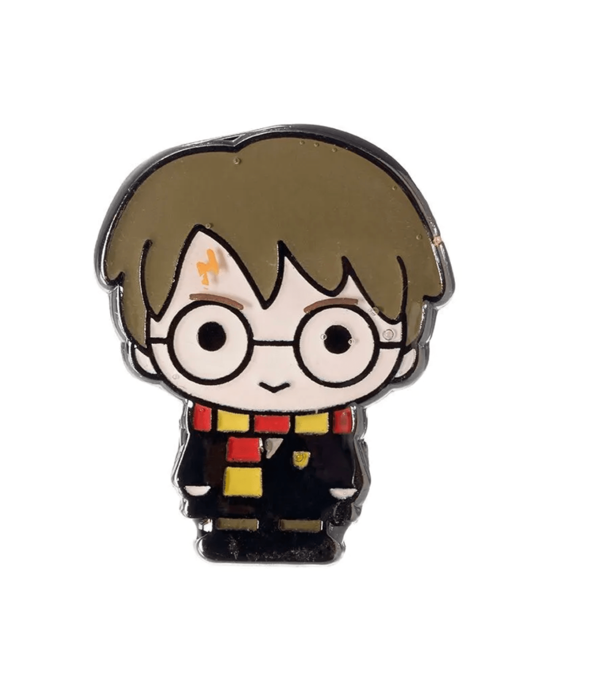 Pin’s Harry Potter version manga – lunettes rondes, cicatrice, style garanti
