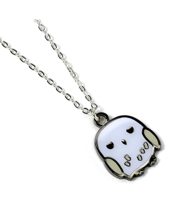 Hedwige en version kawaii autour du cou