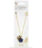 Collier Harry Potter – Chocolate Frog – Plaqué or – 40 cm – Produit officiel The Carat Shop