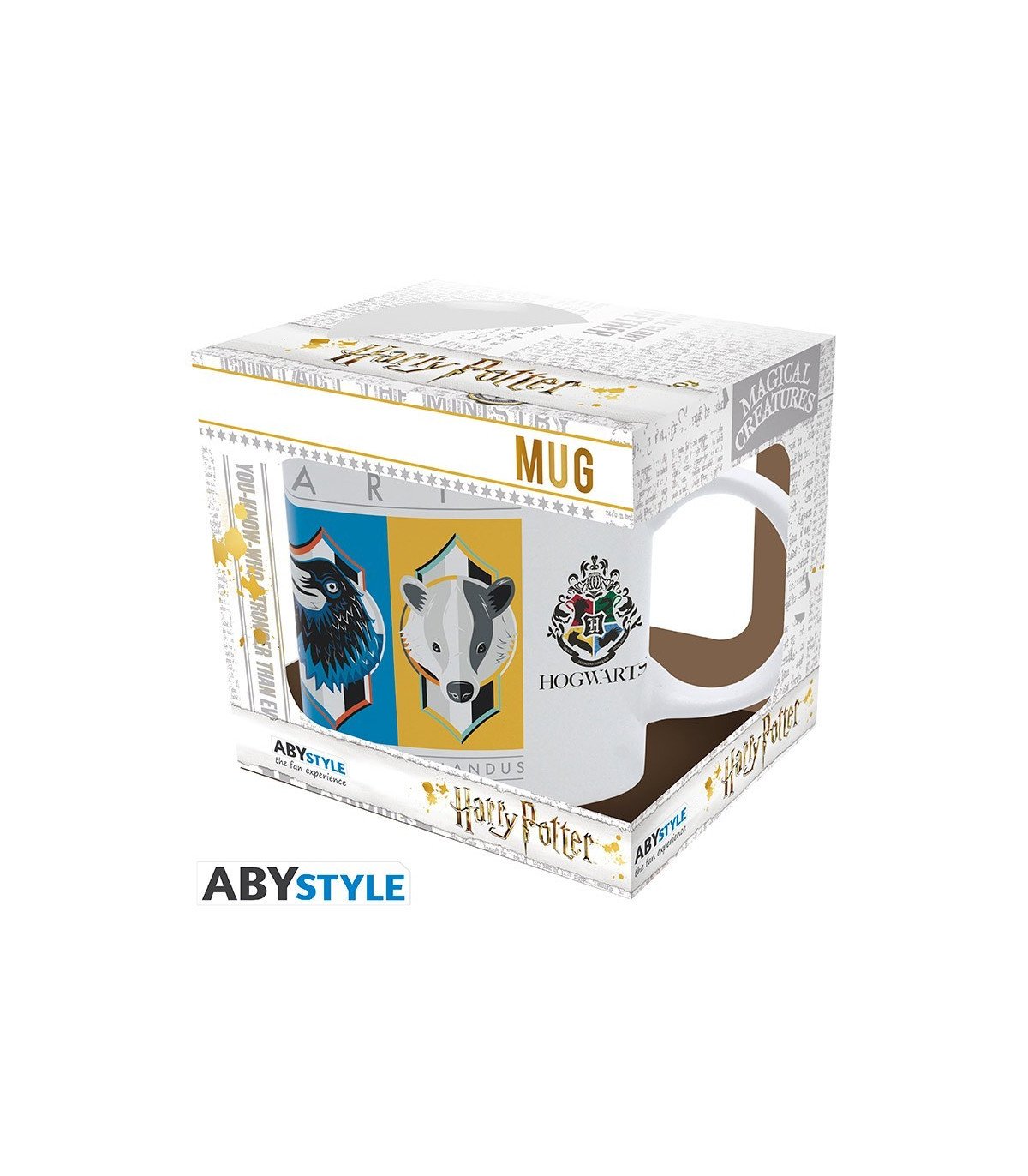 Harry Potter - Crests Simples Maisons - Mug 320 ml