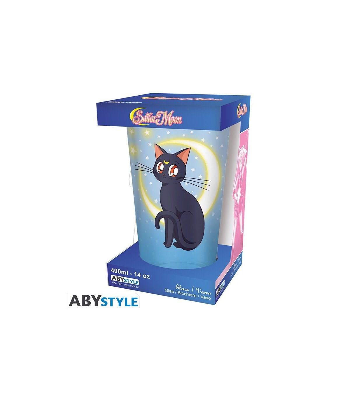 Sailor Moon - Luna & Artemis  - Verre XXL  400 ml