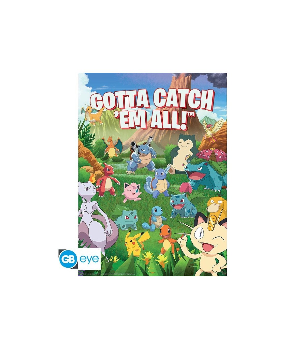 Pokemon - Set 2 Chibi Posters  (52x38)