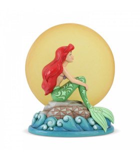 Disney Tradition - Ariel lune illuminée - Figurine 19cm