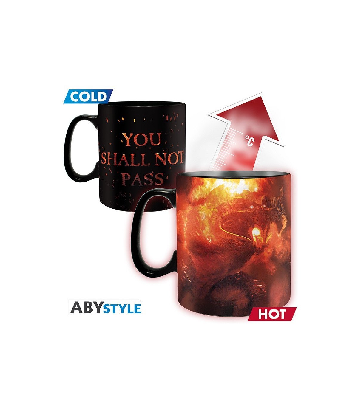 Mug Le Seigneur des Anneaux Vous ne passerez pas | Heat Change 460 ml