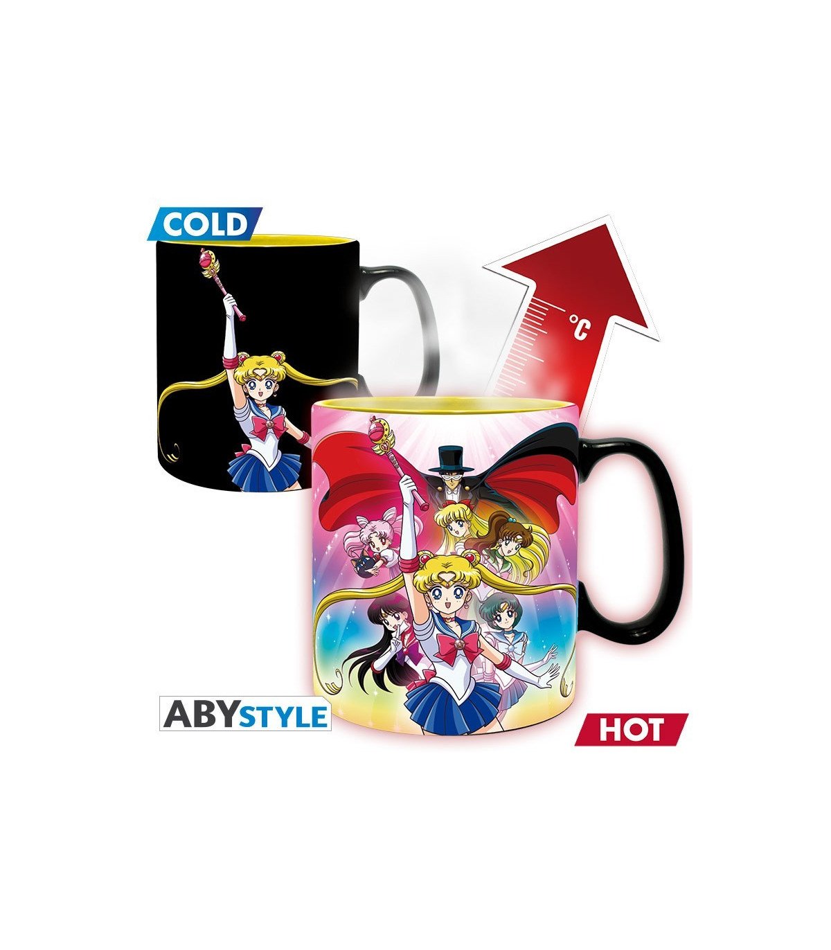 Sailor Moon - Groupe - Mug Heat Change 460 ml