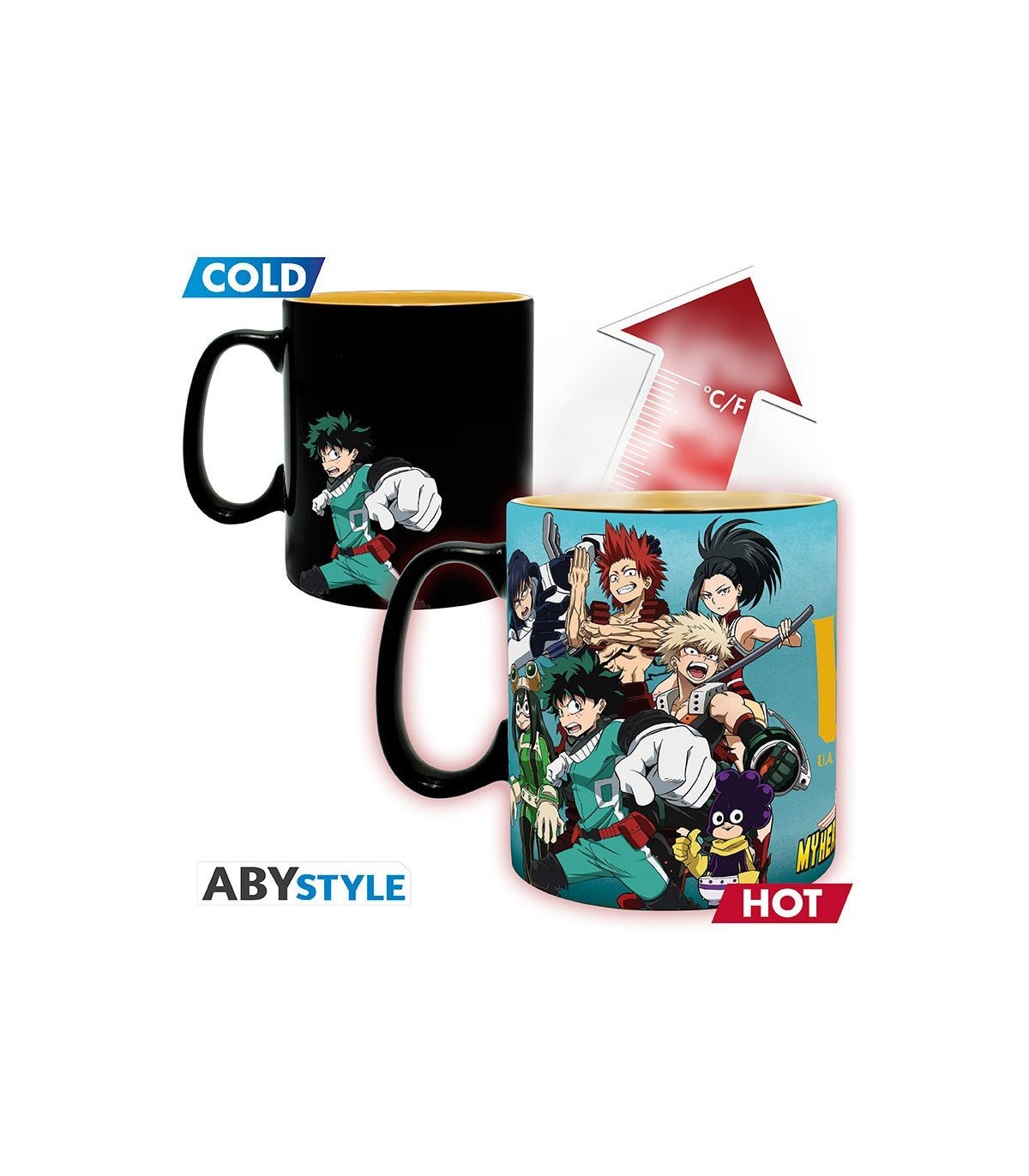 Mug My Hero Academia Groupe – Les héros apparaissent avec la chaleur