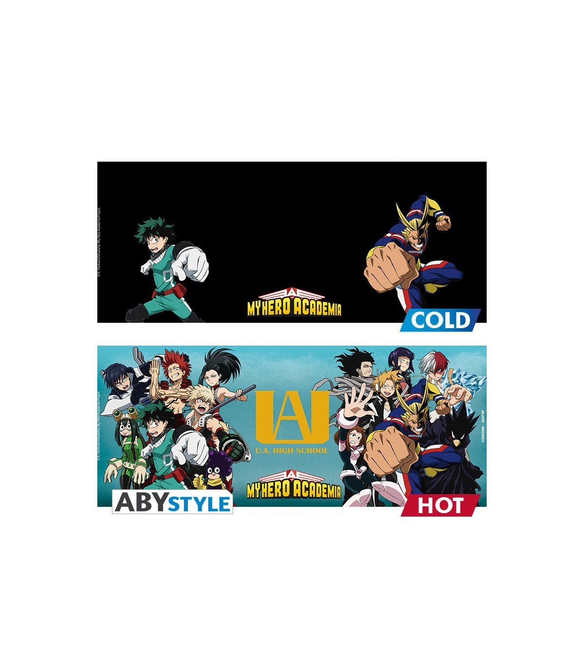 Mug My Hero Academia Groupe | Heat Change 460 ml – Plus Ultra !