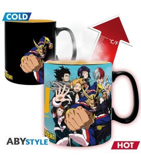 Mug My Hero Academia Groupe | Heat Change 460 ml – Plus Ultra !