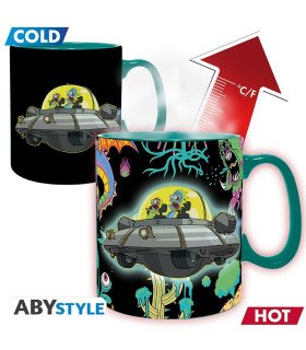 Rick & Morty - Vaisseau - Mug Heat Change 460ML