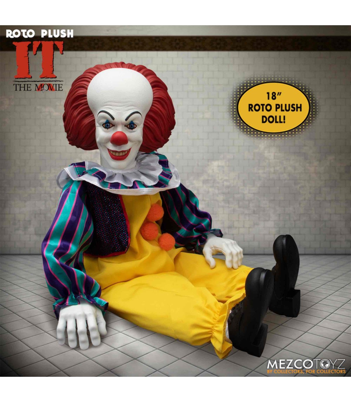 Ça Pennywise Poupée 1990 | Mezco 46 cm Officielle