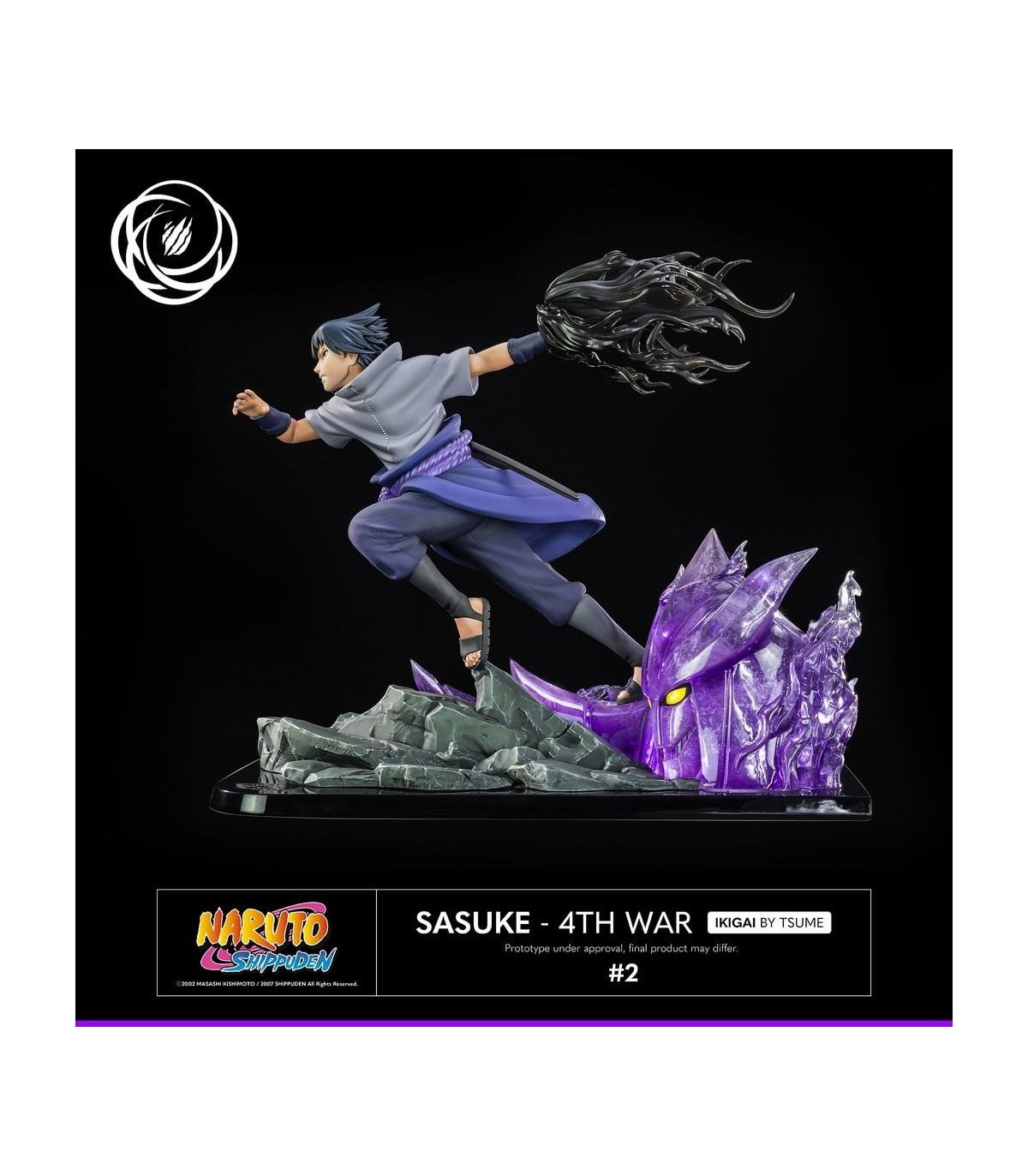 Naruto - Sasuke - Fourth Great Ninja War - Figurine 36cm