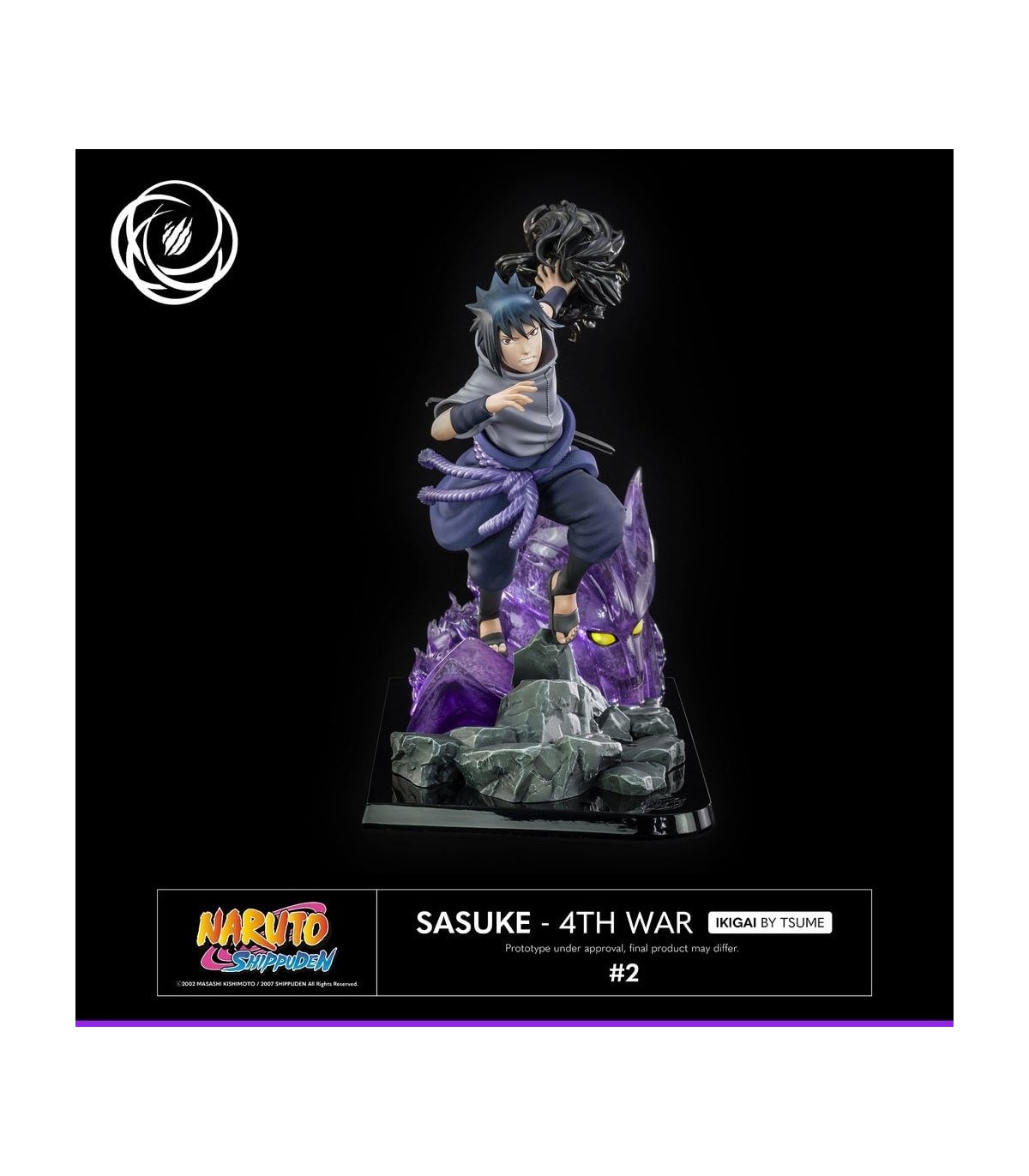 Naruto - Sasuke - Fourth Great Ninja War - Figurine 36cm