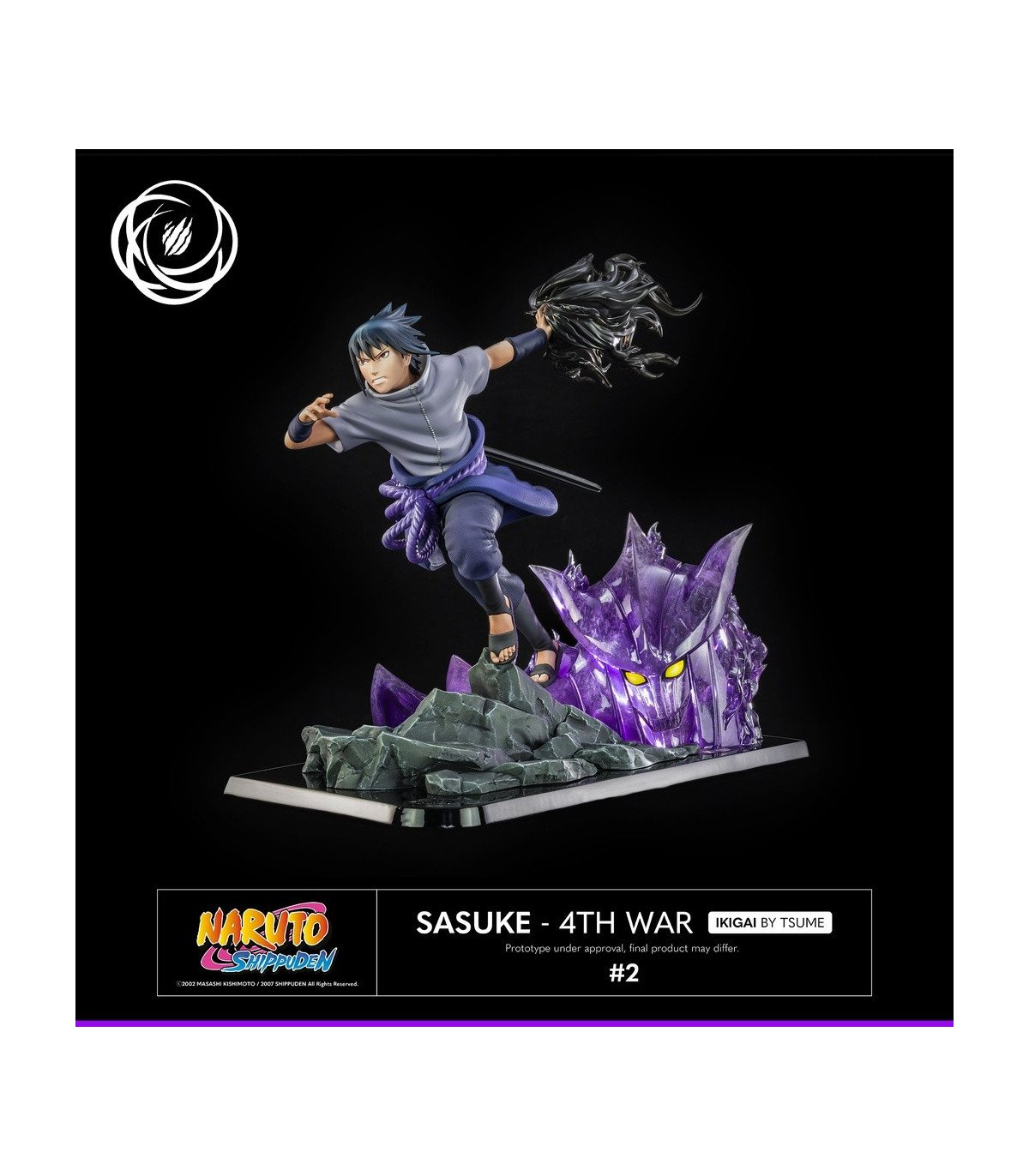 Naruto - Sasuke - Fourth Great Ninja War - Figurine 36cm