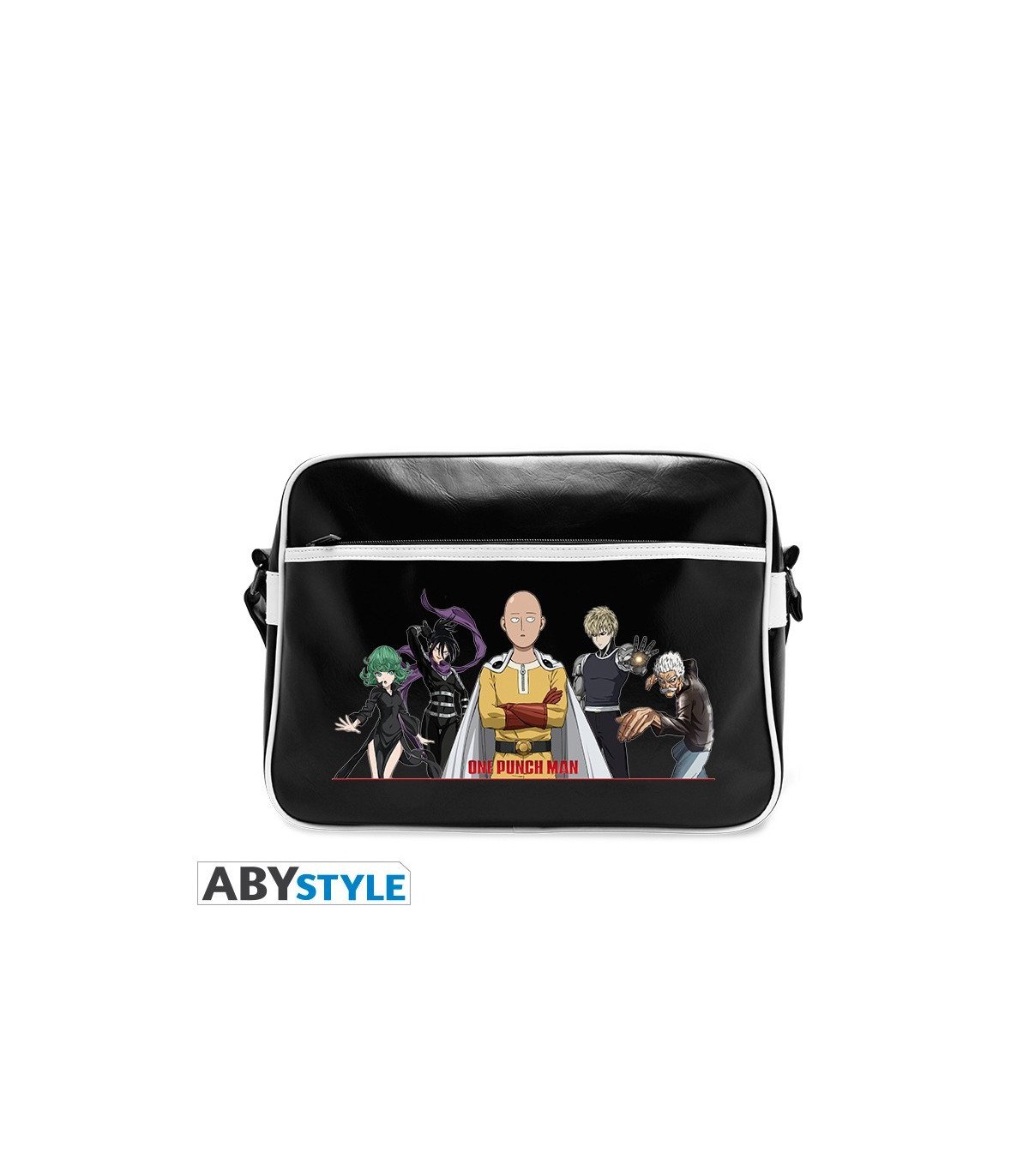 Sac besace stylé avec Saitama et ses alliés – One Punch Man