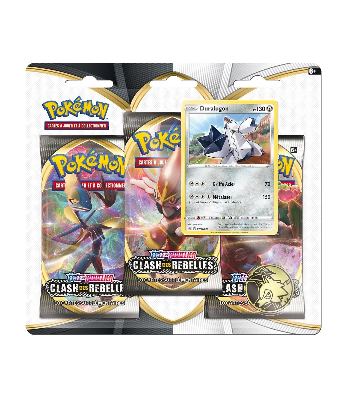 POKEMON - TRIPACK - CLASH DES REBELLES - EB02 - FR