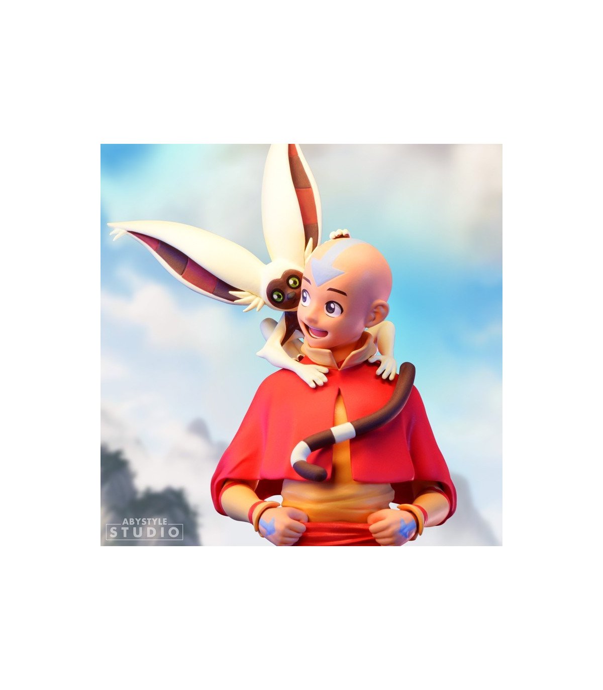 Avatar Figurine Aang 18 cm | SFC ABYstyle avec Momo