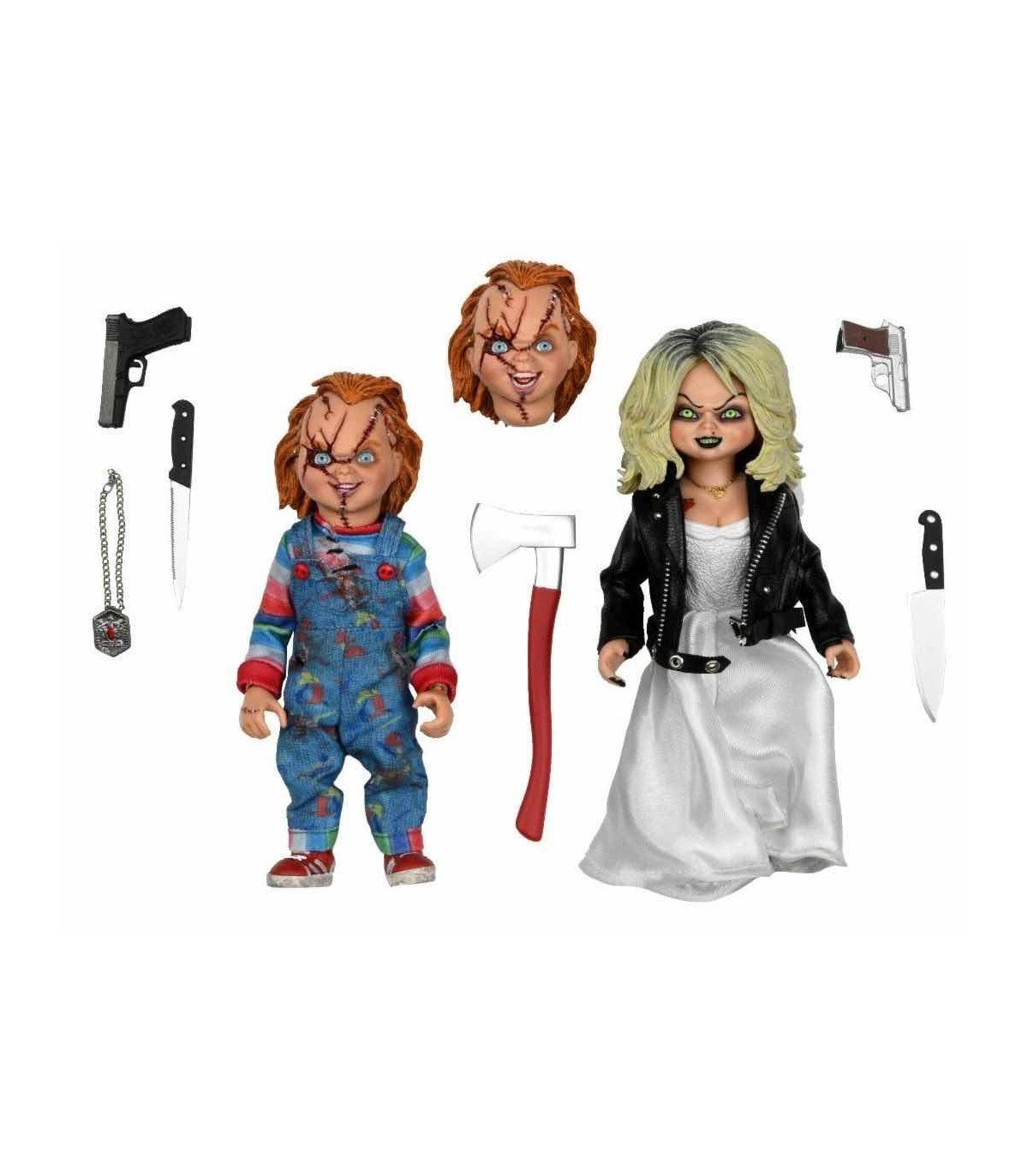 Chucky - Chucky & Tiffany - Set de 2 figurines 20cm
