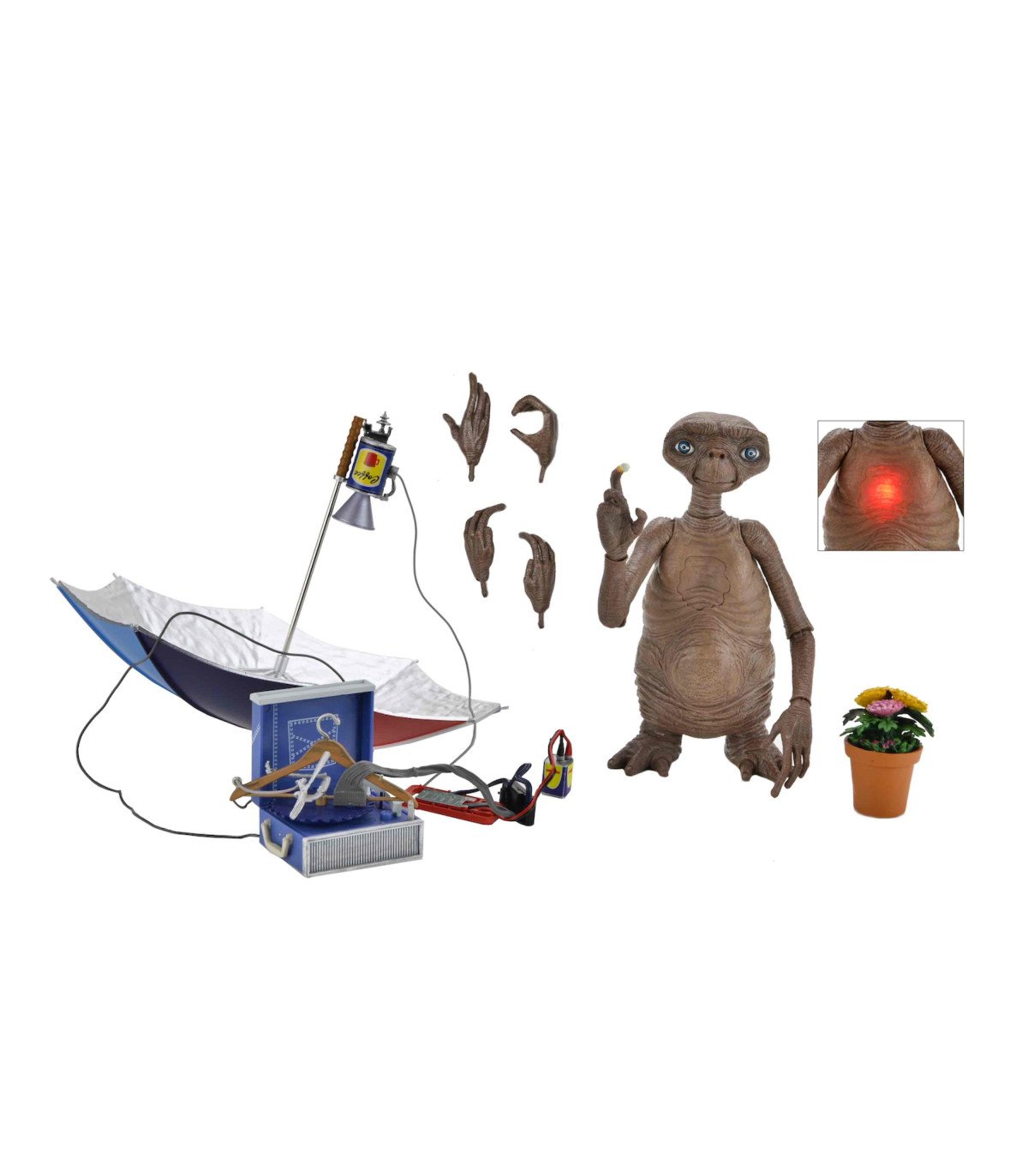 E.T. Ultimate Deluxe Figurine | Édition 40e anniversaire lumineuse