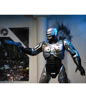 Robocop - Ultimate Battle Damaged Robocop with Chair - Figurine 18cm