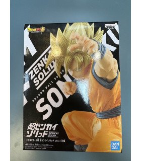 Figurine Dragon ball - Zenkai Solid Goku - Banpresto 19 cm