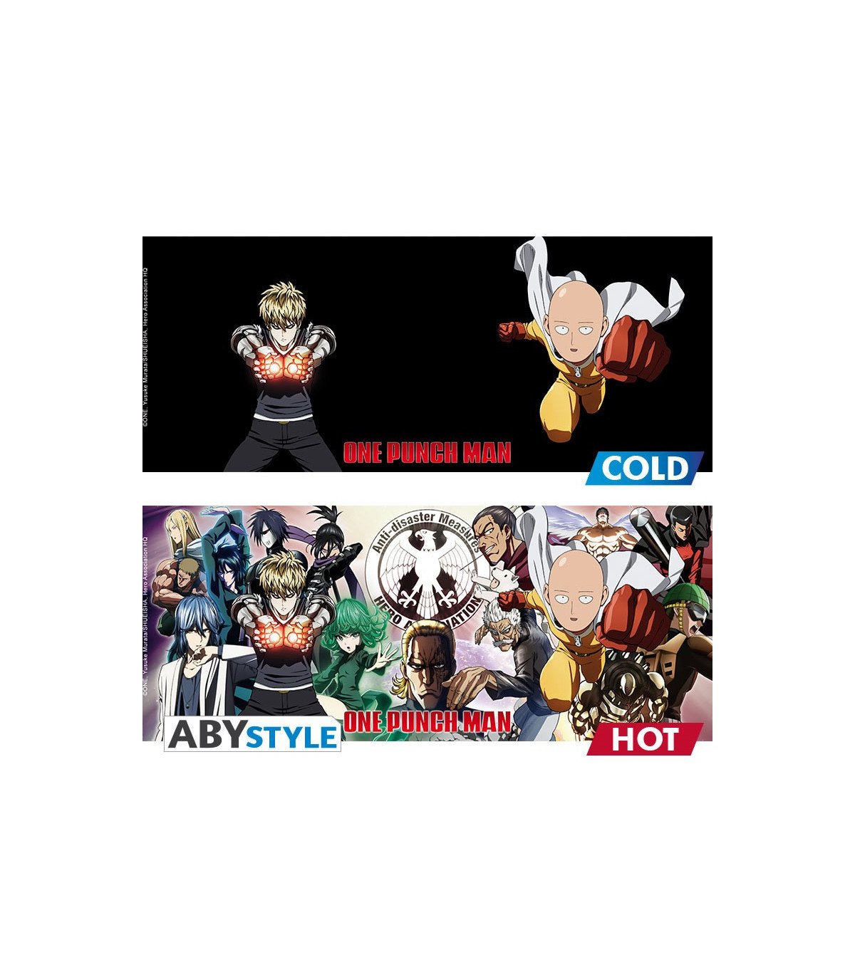Mug Heat Change One Punch Man - 460 ml - Héros Abystyle