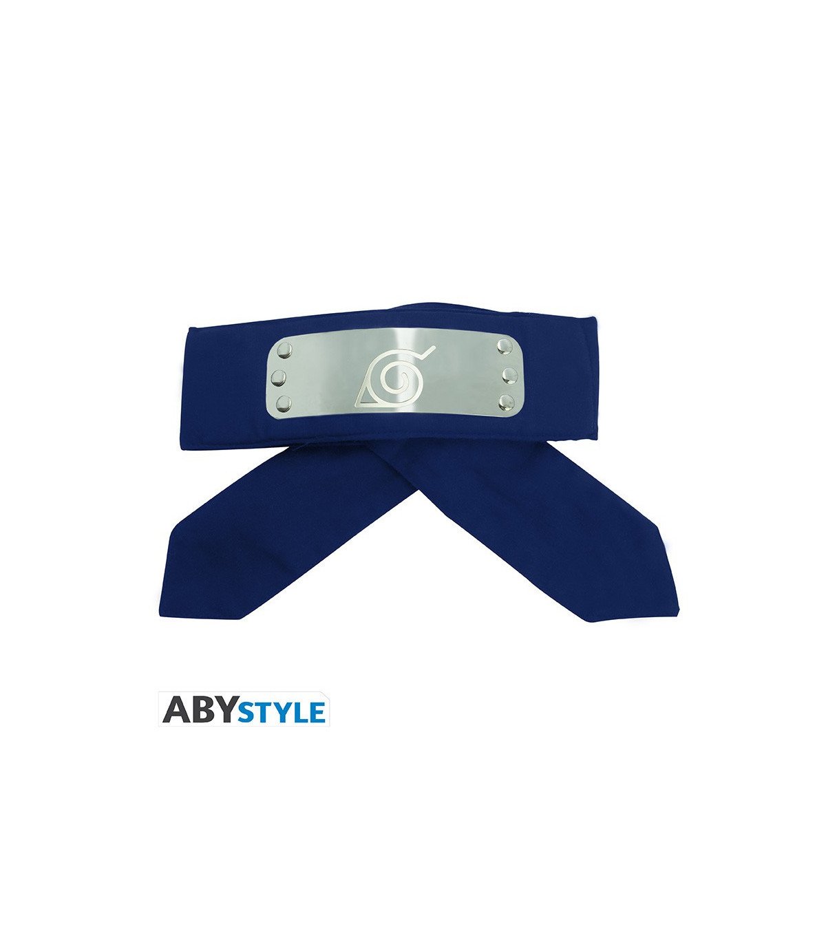 Réplique du bandeau bleu porté par les ninjas de Konoha dans Naruto Shippuden