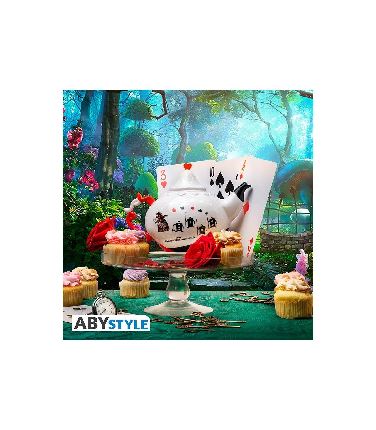 Disney - Théière - Alice au Pays des Merveilles - Reine de Cœur Abystyle