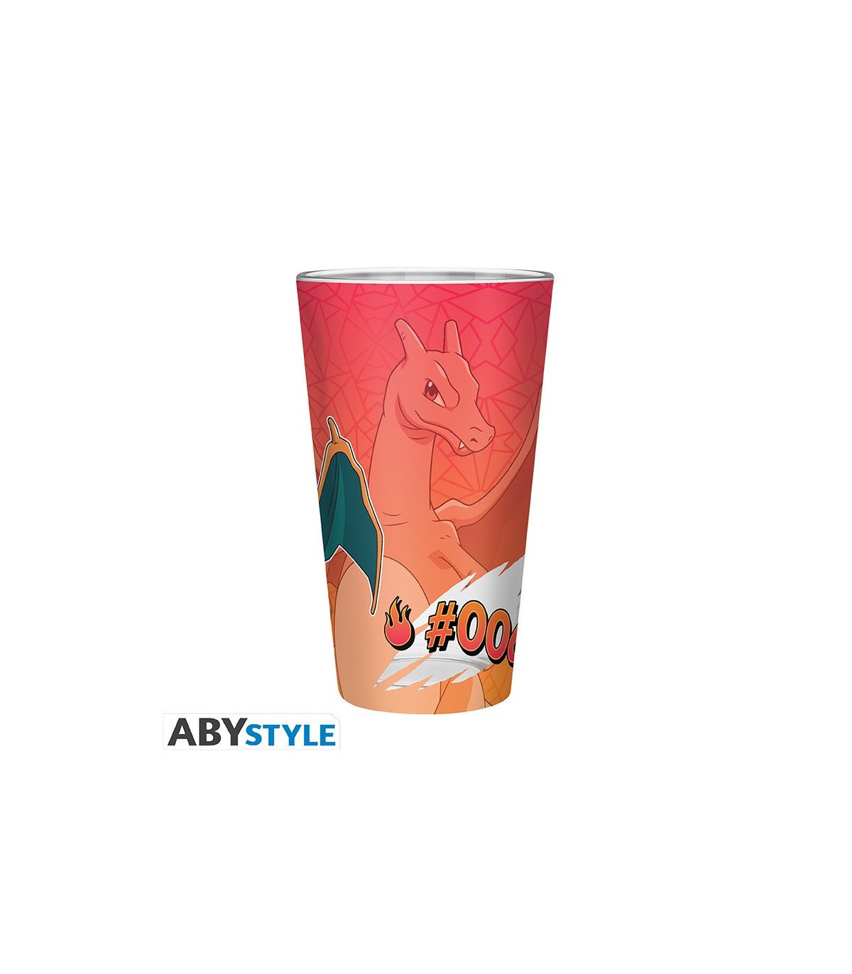 Verre XXL Pokémon - 400 ml - Motif Dracaufeu Abystyle