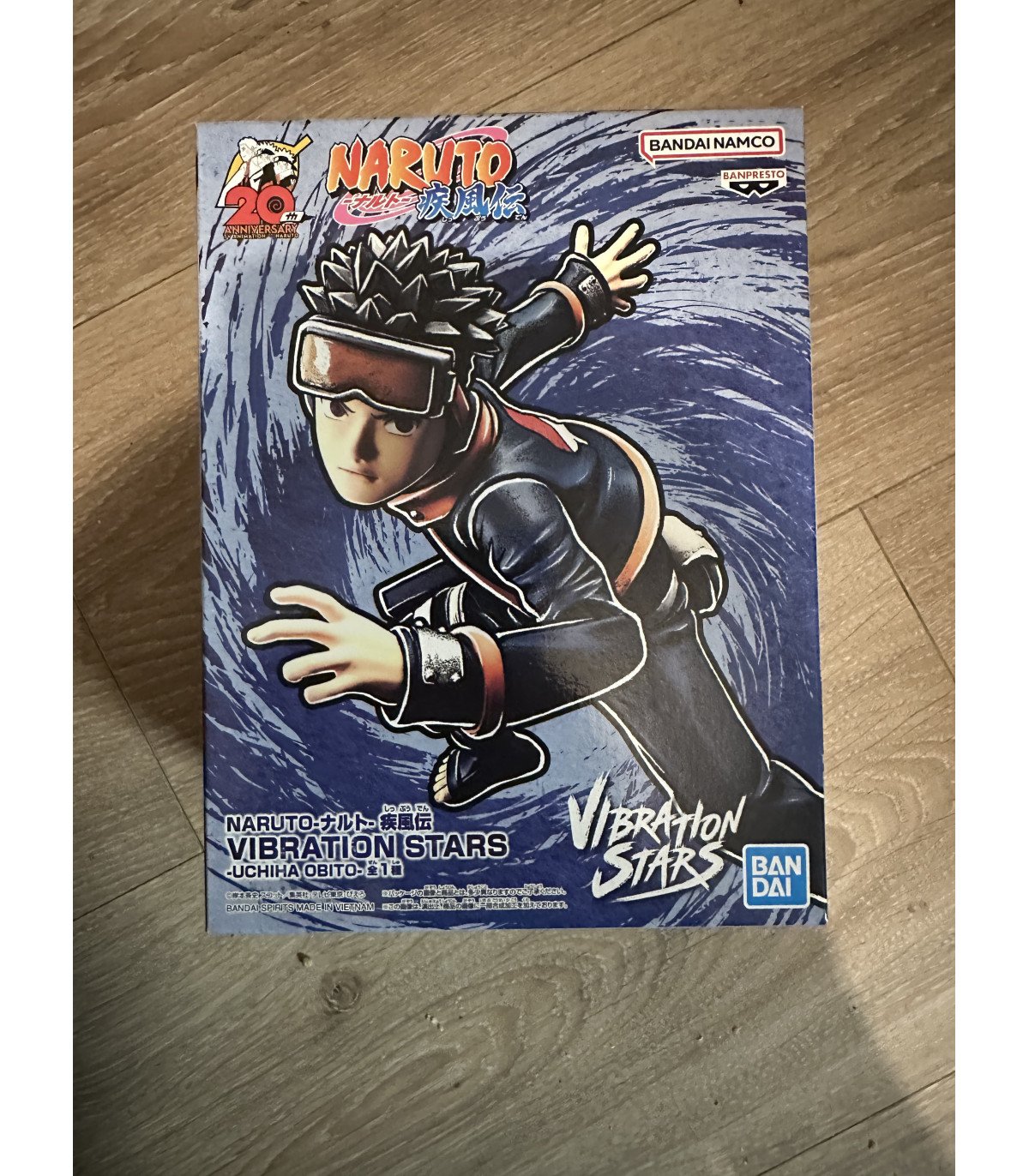 Naruto Shippuden Uchiha Obito Vibration Stars Figurine 10cm Banpresto