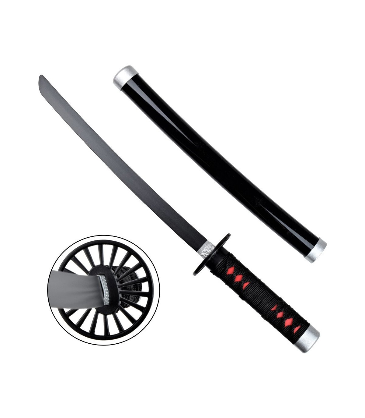 Demon Slayer Katana Miniature De Tanjiro Kamado 42,5 Cm Réplique