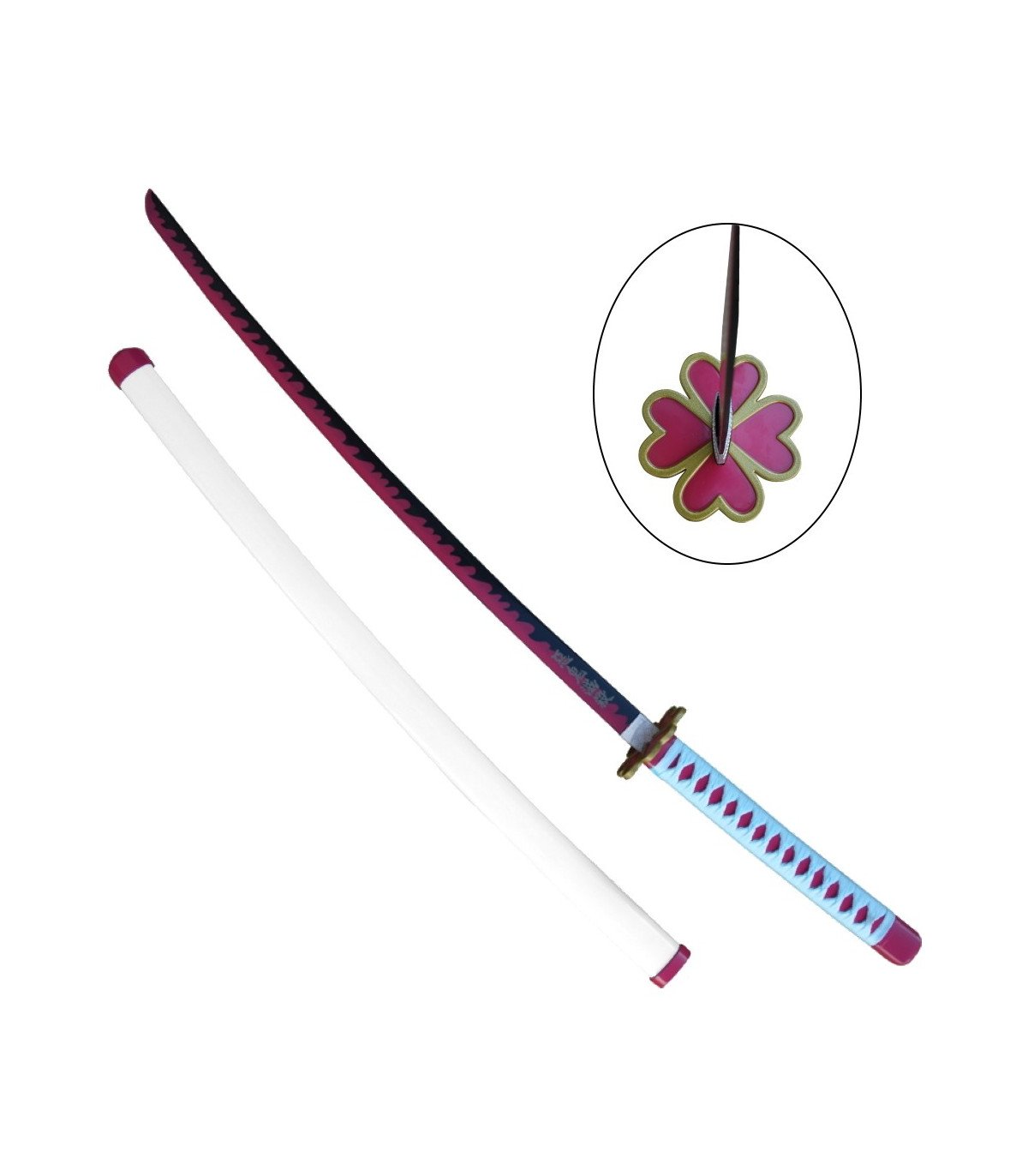 Demon Slayer Katana De Mitsuri Kanroji Réplique 97 Cm