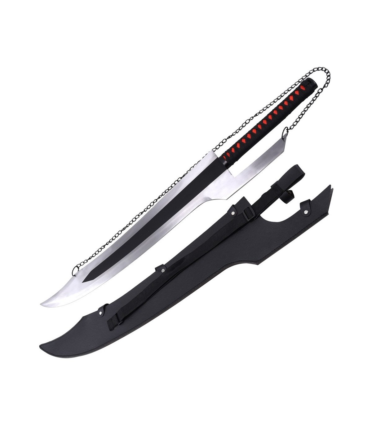 Épées de Ichigo Kurosaki (Zangetsu double) - Bleach - Lame en Acier