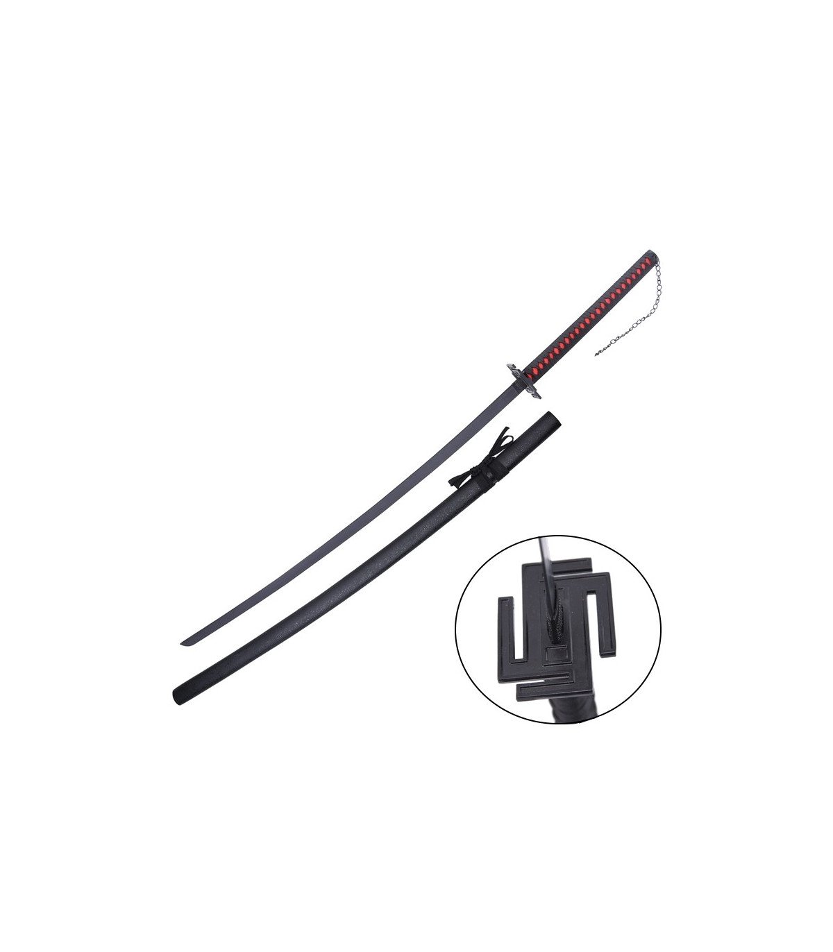 Bleach Katana Version Longue D'Ichigo Kurosaki Réplique 142 Cm