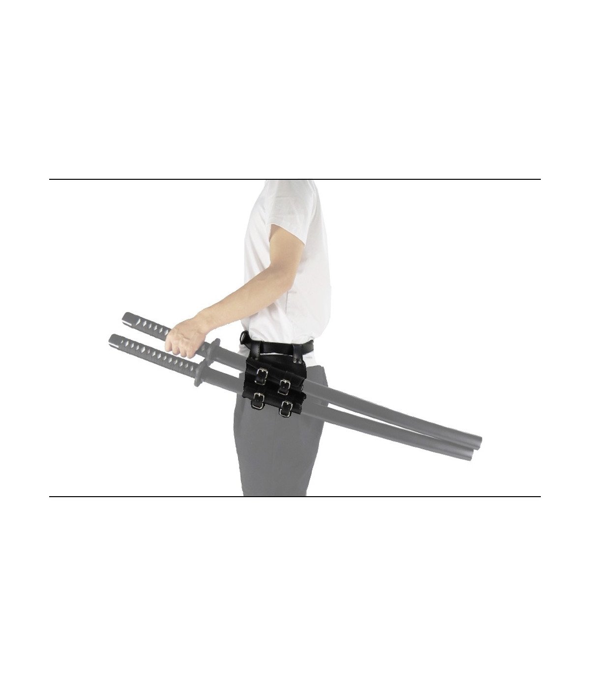 Étui de Ceinture Double pour Katanas - Pratique et Élégant