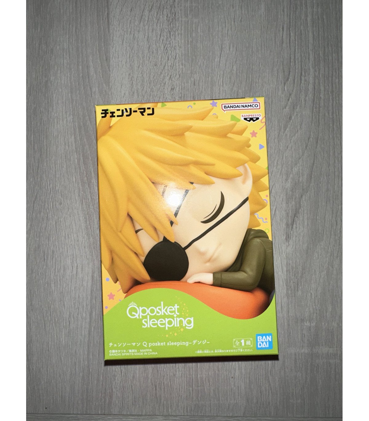 Chainsaw Man Denji Figurine Q Posket Sleeping - Banpresto