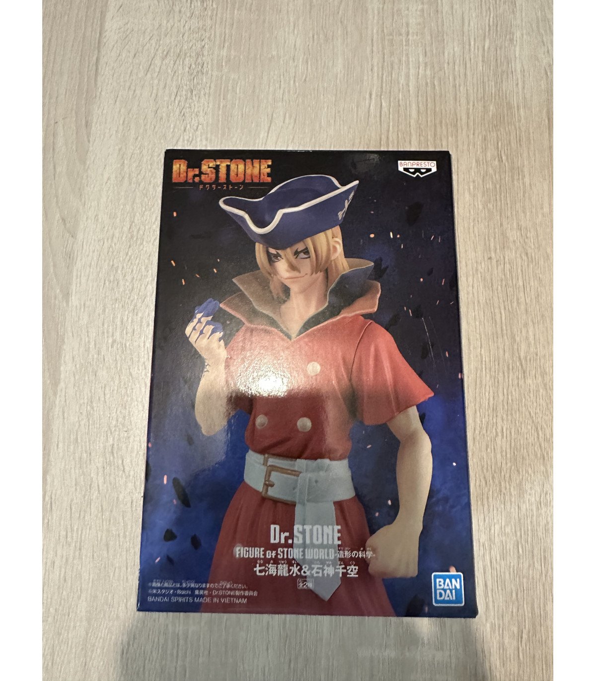 Dr. Stone Ryusui Nanami Figure of Stone World Figurine Banpresto