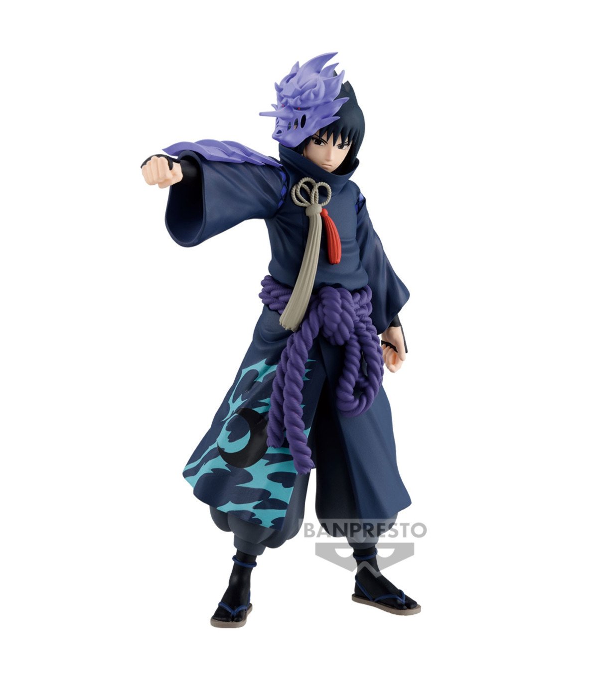 Naruto Shippuden Uchiha Sasuke 20th Anniversary Costume Figurine Banpresto