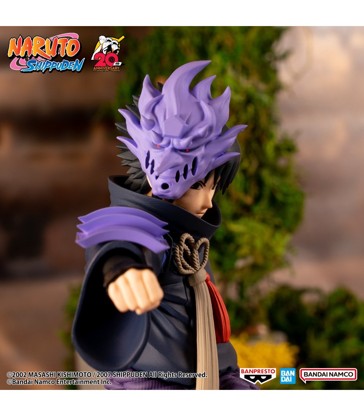 Naruto Shippuden Uchiha Sasuke 20th Anniversary Costume Figurine Banpresto